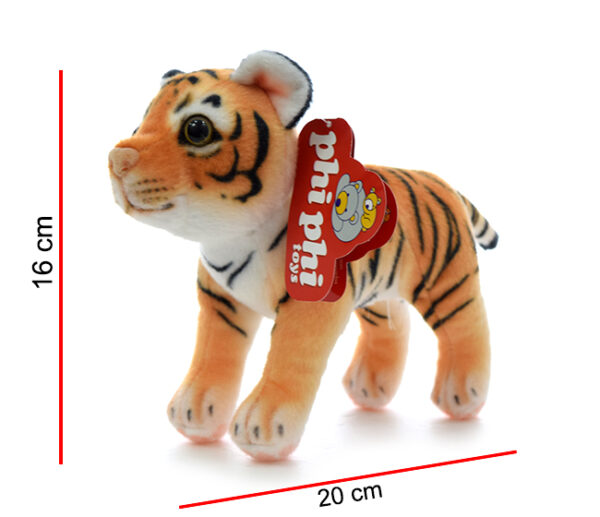 MI1940 - TIGRE MARRON PARADO 20CM