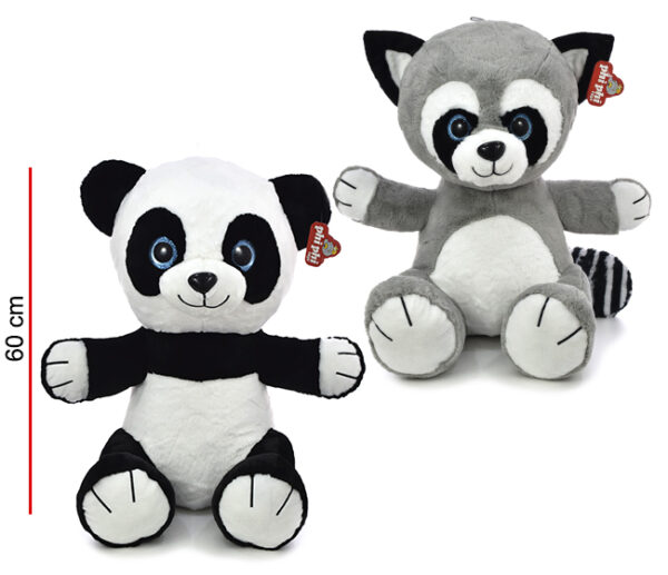 MI4498 - MAPACHE Y PANDA 60CM