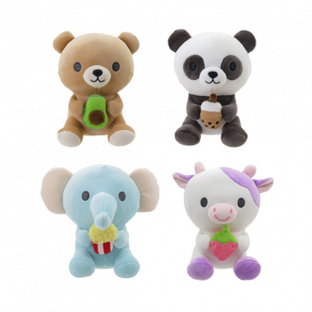 WO850665-7.5 - ANIMALES CON ALIMENTOS 18 CM