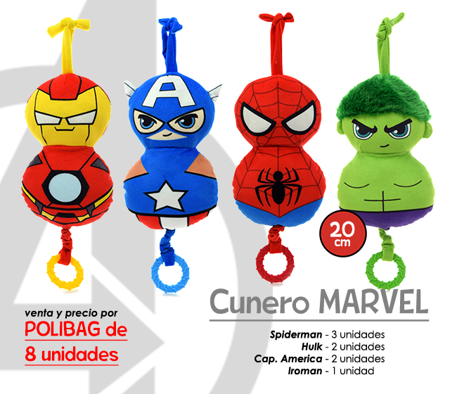 MIMV092 - CUNEROS MARVEL VARIOS MODELOS