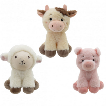 WO850975-7.5 - ANIMALES VACA CHANCHO OVEJA 19CM