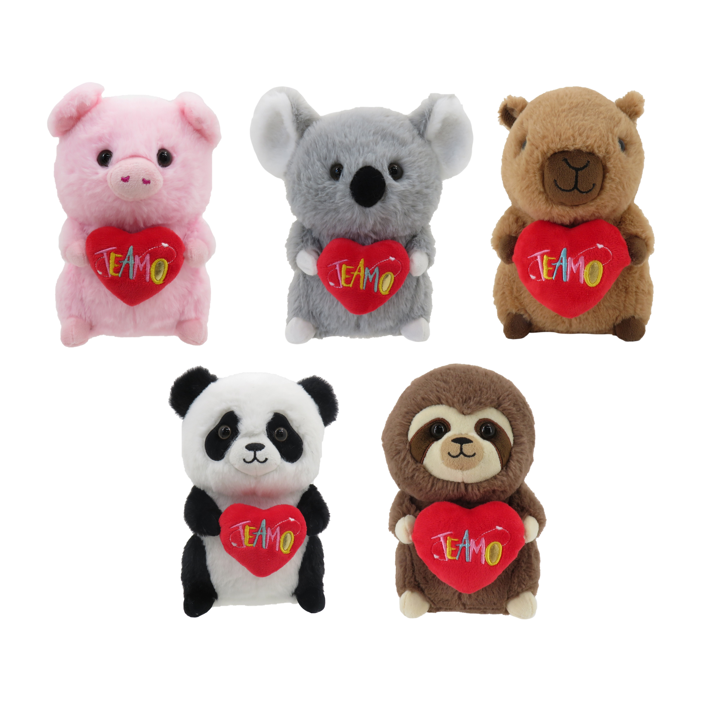 WO615770-12 - ANIMALES CON CORAZON 20 CM