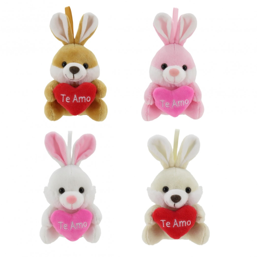 WO616577 - CONEJO C/ CORAZON 11,5CM