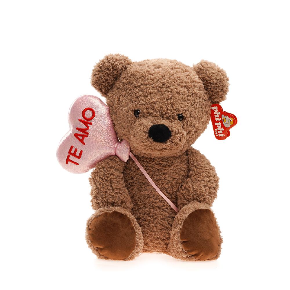 MI8830 - ANIMALES CON GLOBO CORAZON 40CM