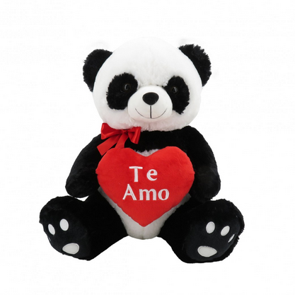 WO64336 - PANDA CON CORAZÓN 63 CM