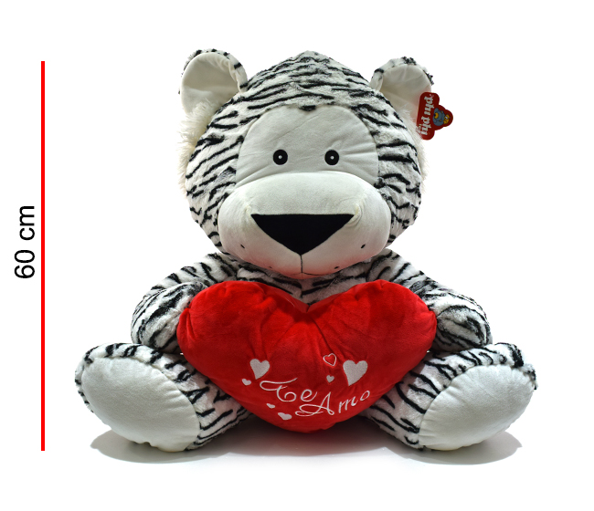 MI2637 - TIGRE BLANCO CON CORAZON