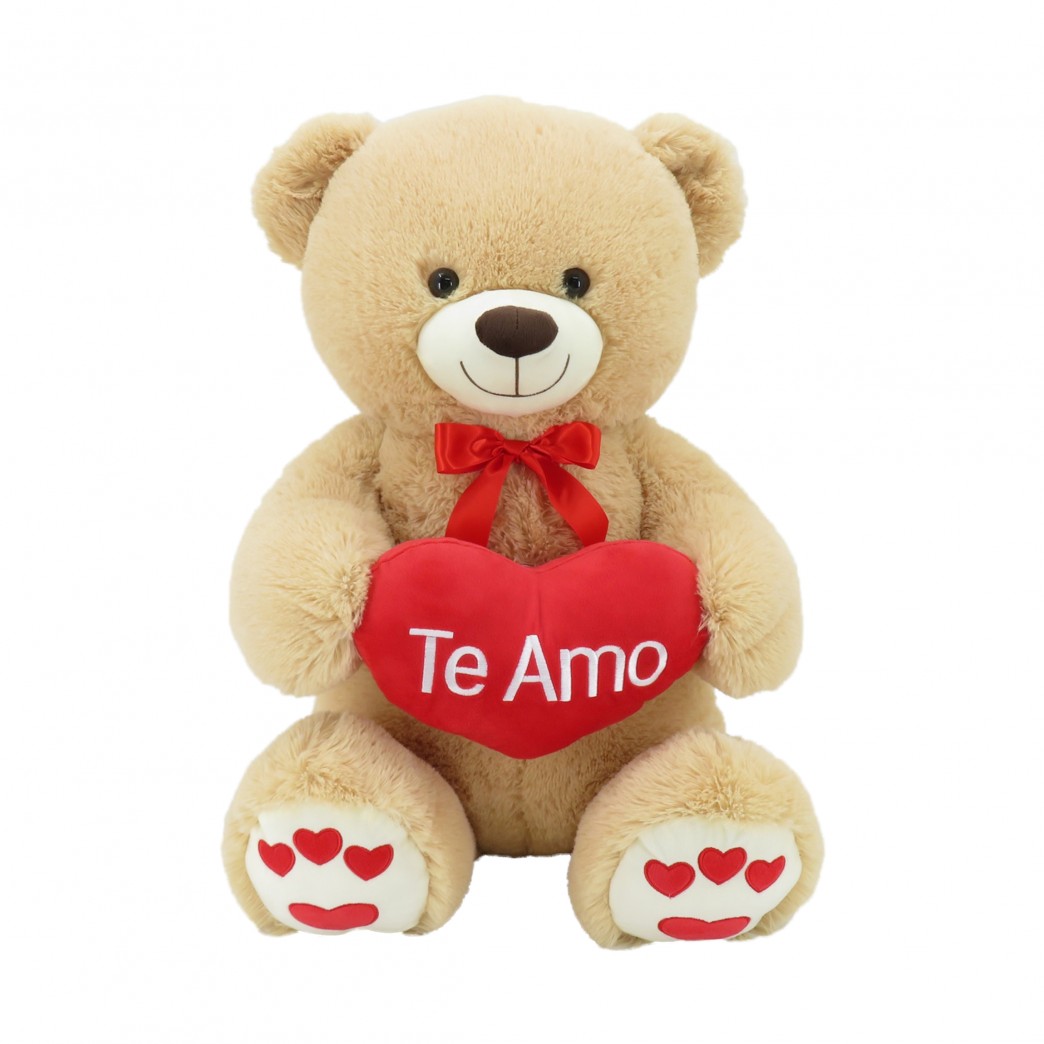 WO41036 - OSO CON CORAZÓN 62CM