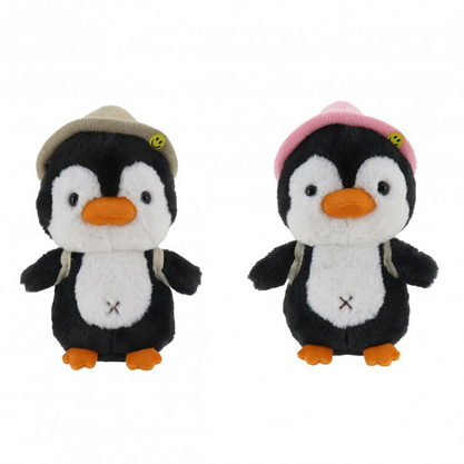 WO617563- PINGUINO CON GORRO ROSA CELESTE