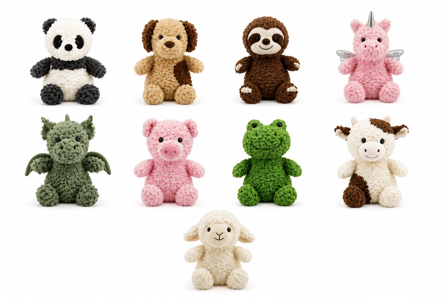 WO851223 - ANIMALES PELO RULO 20 CM